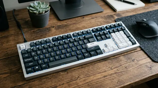 Keyboard with a Numpad